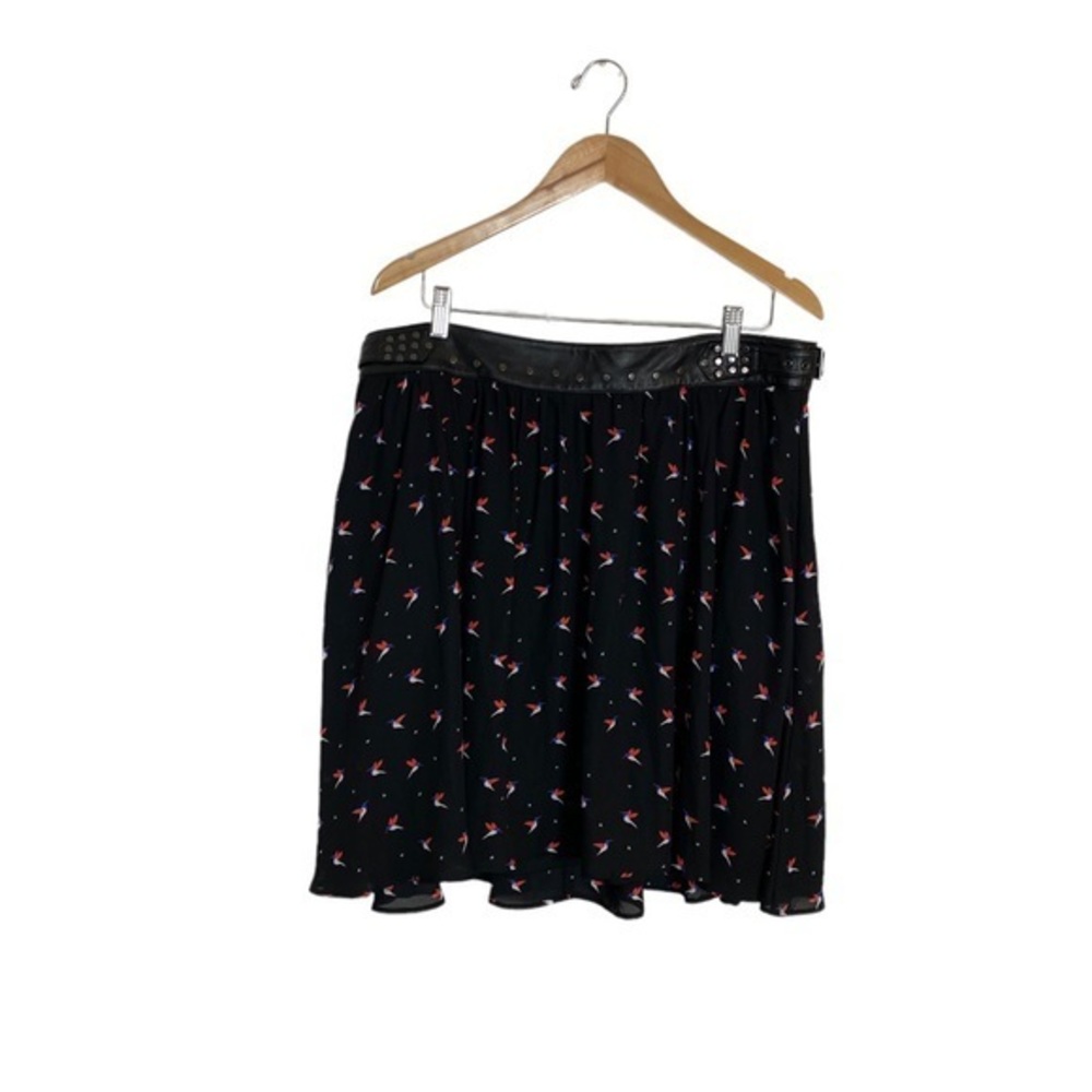 Torrid Bird Print Skater Skirt Size 14